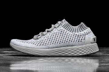 Women's Nobull Cool Knit Running Shoes Grey | SG O2762K